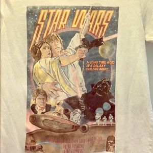 Star Wars white t-shirt